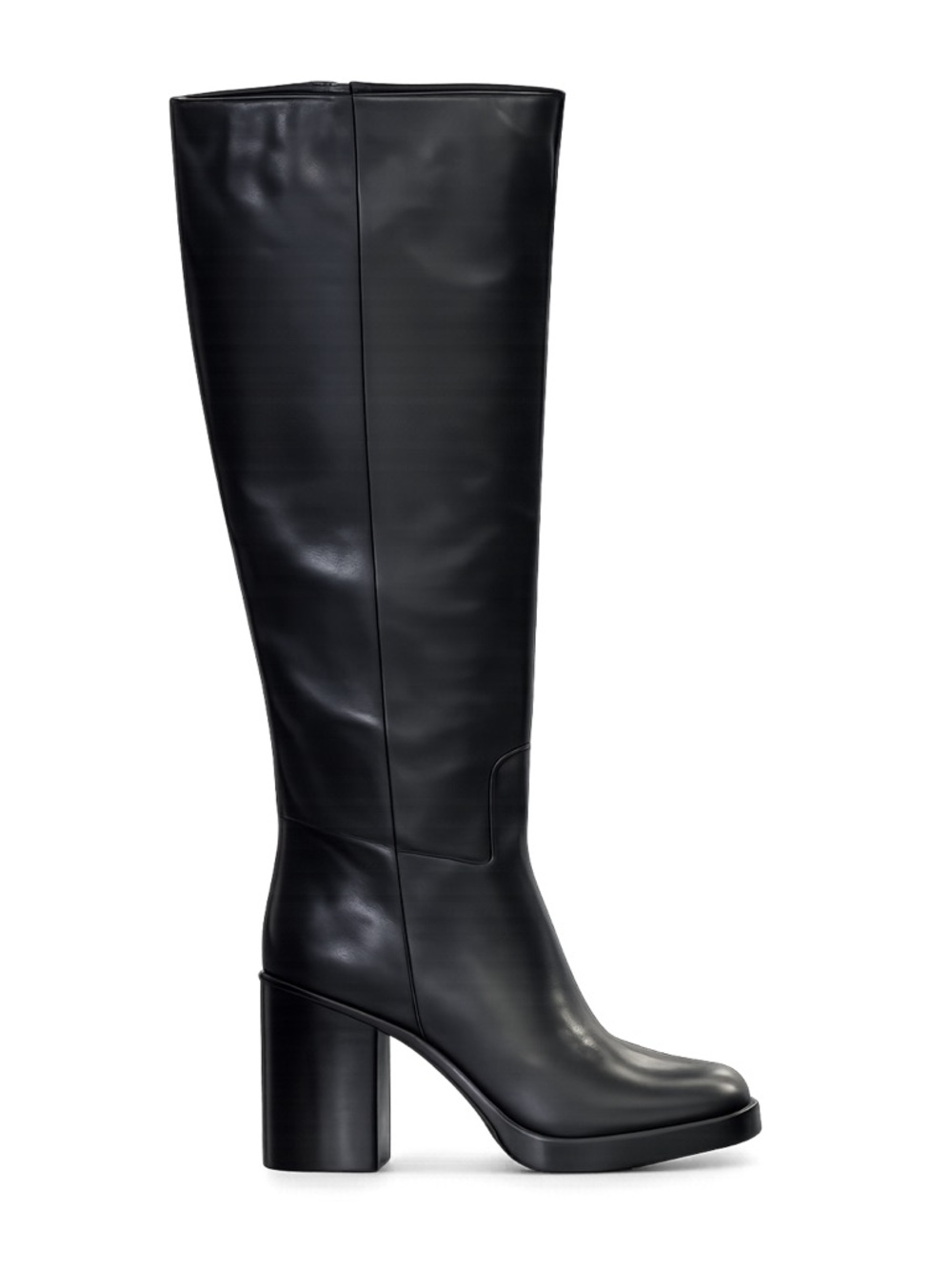 Vince Camuto Women’s Black High-Heel Knee Boot, Extra Wide